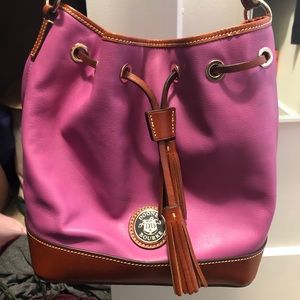 Dooney and Bourke pink bucket bag